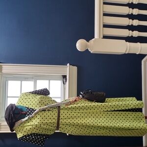 🌻 90s Faux Layered Maxi Dress Navy and Green